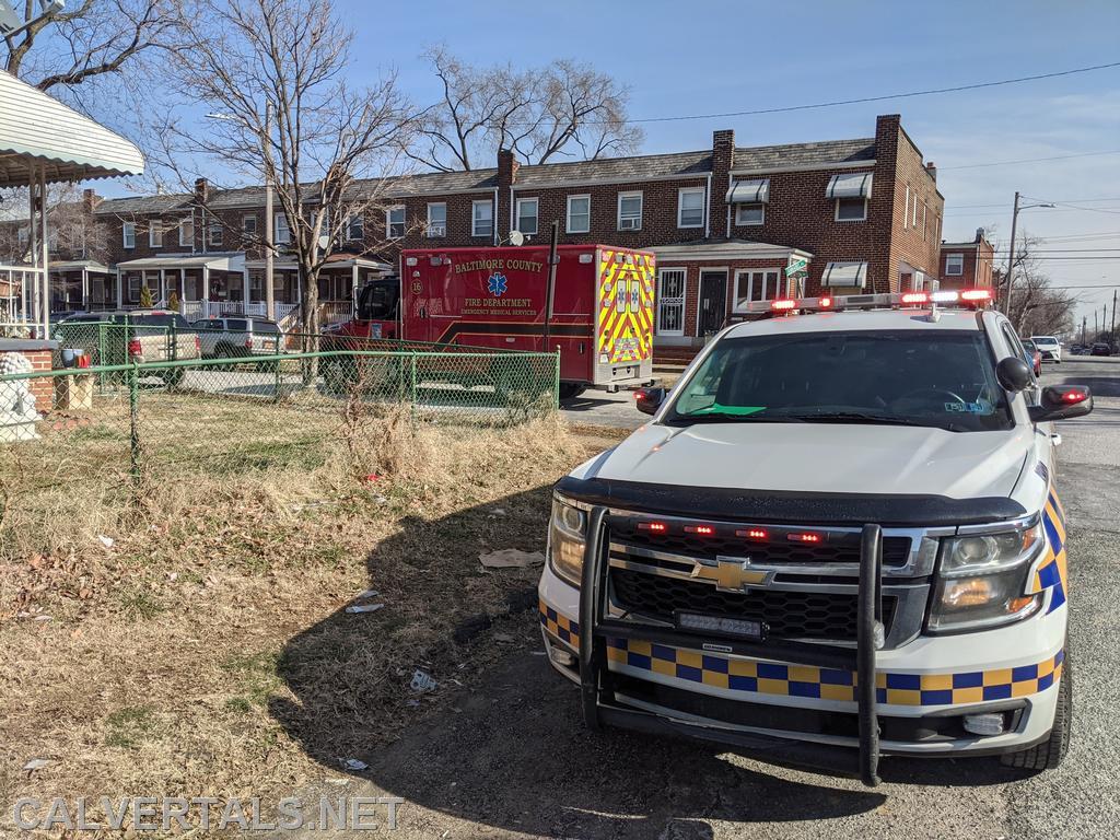 Command 10 on scene of a cardiac arrest in Battalion 6 with Baltimore Co (Golden Ring) Medic.