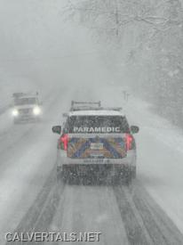 CALS Units providing ALS coverage during the most recent snow storm.