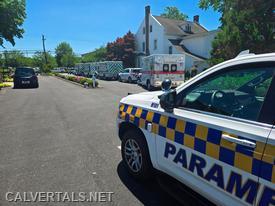 M101 in the procession showing support for another EMS only agency in the region.