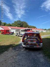 M105 (PMIC Fleming) on scene at the farming incident.