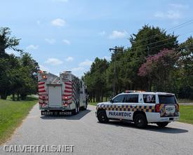 Squad7 and Command 10 on scene of the MVC erlier today.